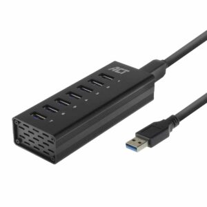 AC6315 USB HUB3.0 7-PORT 20W POWER SUPPLY BLACK ACT