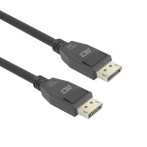 AK4082 2m 4K@240Hz, 8K@60Hz OR 10K@30Hz DP 2.1 CABLE, BLACK, ACT
