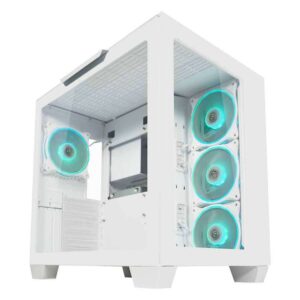 LC-807W-ON STORMWATCH X CASE WHITE MIDI-ATX LC-POWER