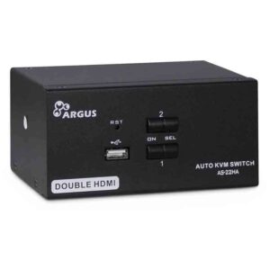 AS-22HA 2port IPC KVM SWITCH HDMI METAL ARGUS