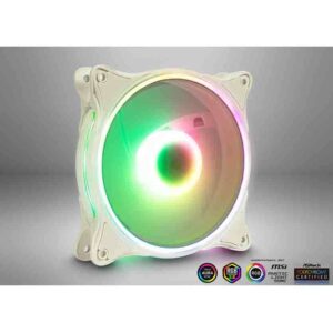 L-12025W FAN WHITE 120x120x25mm RGB  1200rpm ARGUS