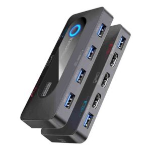 MEDIASWITCH-KVM 4K@60HZ KVM SWITCH WITH USB 3.0 EXPANSION, PROMATE