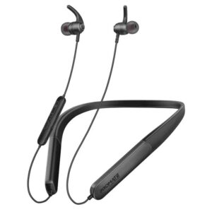 LEAP-200H.BLACK SPORTFIT™ HIGH FIDELITY WIRELESS ENC NECKBAND EARPHONES W/200 HOURS PLAYTIME PROMATE