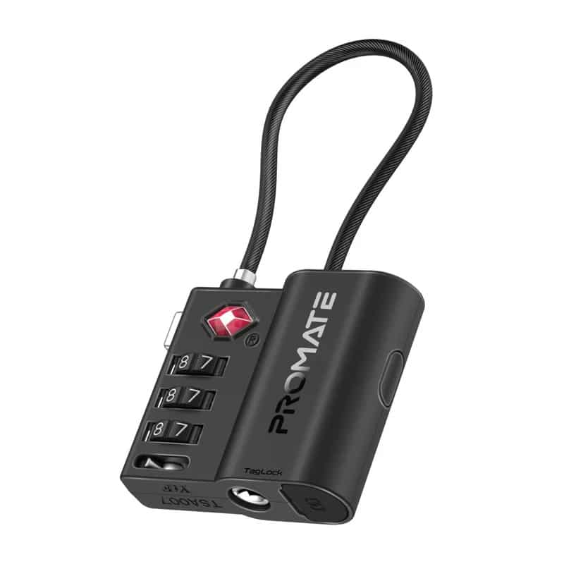 TAGLOCK TSA LUGGAGE LOCK WITH SMART PRECISION TRACKING TAG, WORKS WITH FIND MY APP