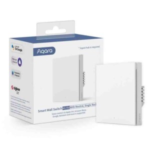 WS-EUK03 SMART WALL SWITCH H1 EU (WITH NEUTRAL, SINGLE ROCKER), WHITE AQARA