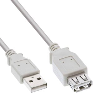 34633 0.3m USB2.0 EXTENTION CABLE USB-A M/F INLINE
