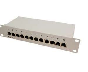 NP0041 CAT6 12-PORT 10″PATCH PANEL LOGILINK