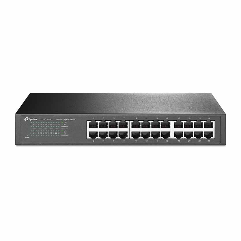 TL-SG1024D 24port GIGABIT ETHERNET SWITCH RACK-MOUNTABLE TP-LINK