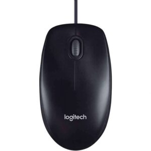 M90 MOUSE WIRED USB FULL-SIZE BLACK LOGITECH