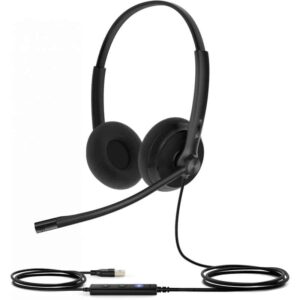UH34 LITE DUAL TEAMS USB-C/A HEADSET WIRED BLACK YEALINK