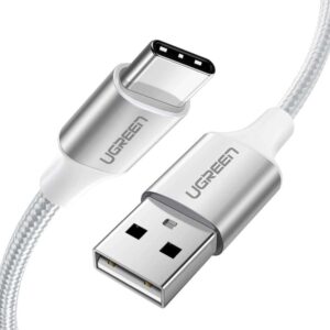 60131 USB TYPE- C 1m SILVER CHARGING CABLE 3A UGREEN