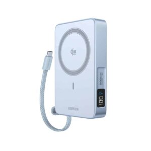 65958B/PB773 POWERBANK 10000mAh 25W QI2W/WIRELESS MAGNETIC CHARGING & USB-C CABLE GRAY UGREEN