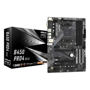 B450 PRO4 R2.0 AM4 DDR4 MOTHERBOARD ATX ASROCK
