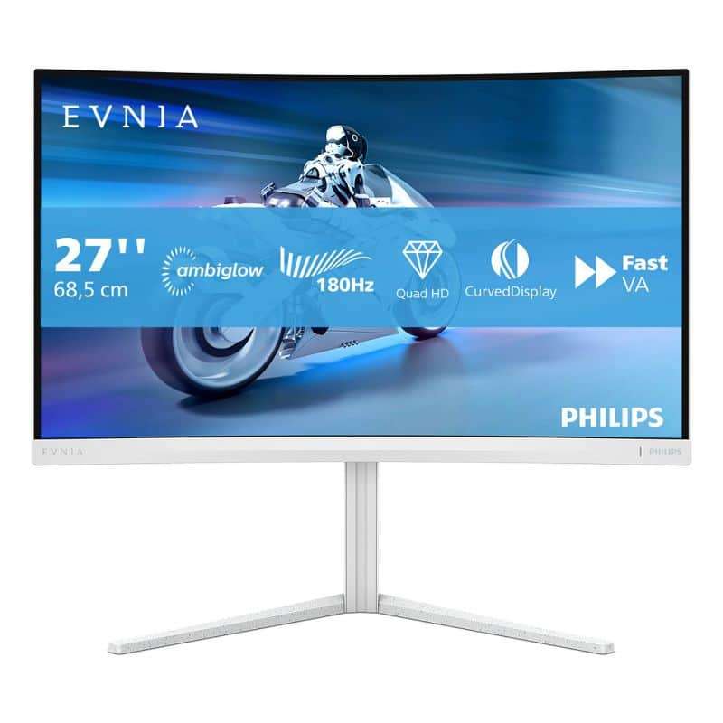 27M2C5501 27″ (68.5cm) HD MONITOR 180Hz CURVED 2xHDMI+DP PHILIPS