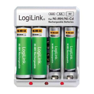 PA0168 BATTERY CHARGER for AA/AAA/9V RECHARGABLE LOGILINK