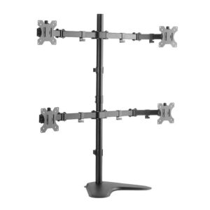 BP0046 QUAD MONITOR DESK STAND, 13-32″, MAX.8KG ADJ 180 LOGILINK