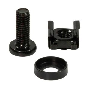 AC116 MOUNTING M6 METAL BLACK SET 50pcs FOR CABINET LOGILINK