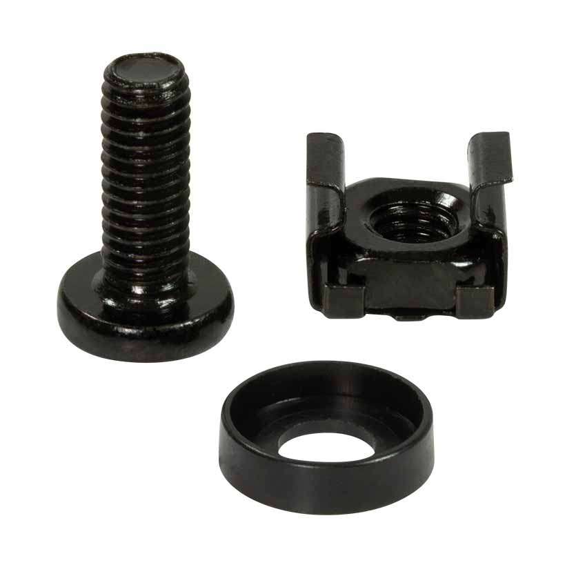 AC116 MOUNTING M6 METAL BLACK SET 50pcs FOR CABINET LOGILINK