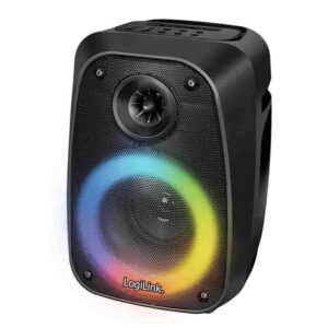 SP0065 BT 5.0 TWS SPEAKER, 5 EQ MODES, RGB LIGHT, BLACK LOGILINK