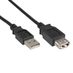 34618B USB2.0 EXT CBL 1.8m A-A BLK INLINE