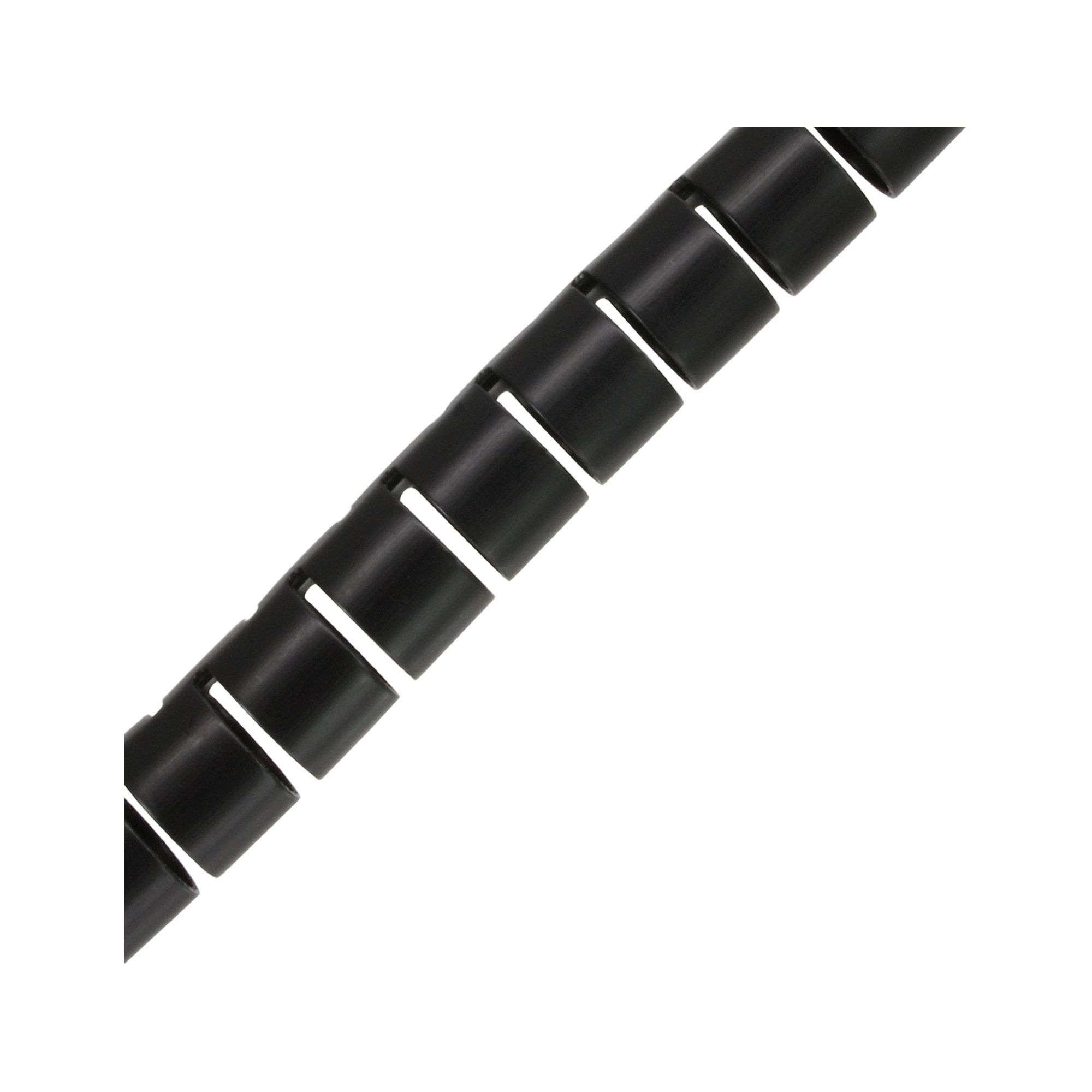 59947S 10m SPIRAL WRAPPING BAND 15mm BLACK, INLINE