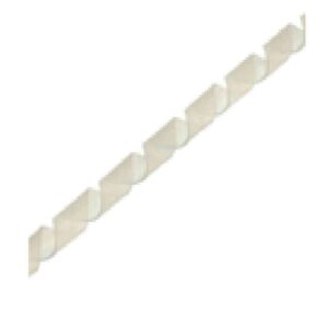 59947L 10m SPIRAL WRAPPING BAND 10mm WHITE INLINE