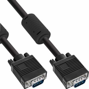 17719B 2m VGA CBL 15HD M/M BLACK INLINE