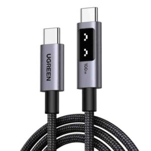 35512 2m USB-C/USB-C CHARGING & DATA CABLE 100W BLACK UGREEN