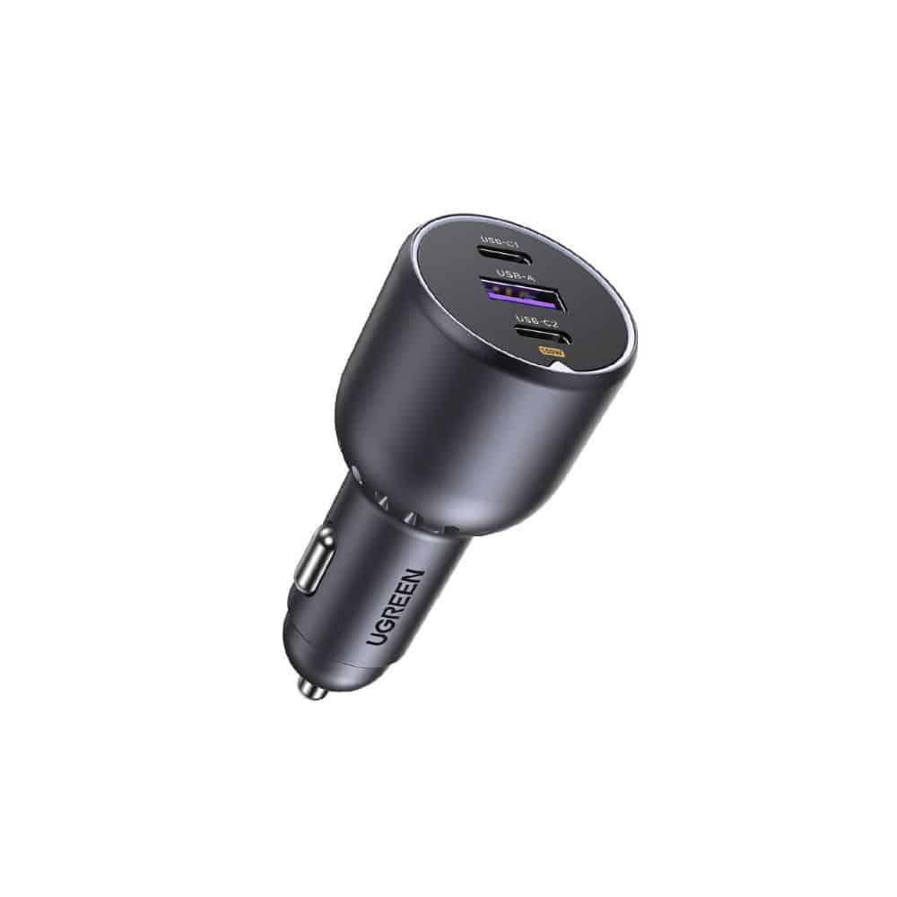 EC705/35025 CAR CHARGER PD 130W 3 PORTS GRAY UGREEN