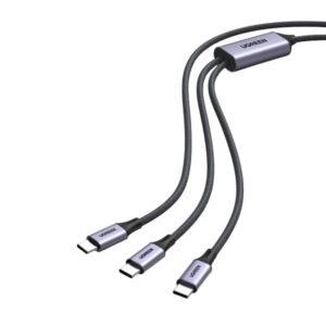 L533/75733 CHARGING CABLE USB-C TO 2X USB-C PD 140W 2M UGREEN