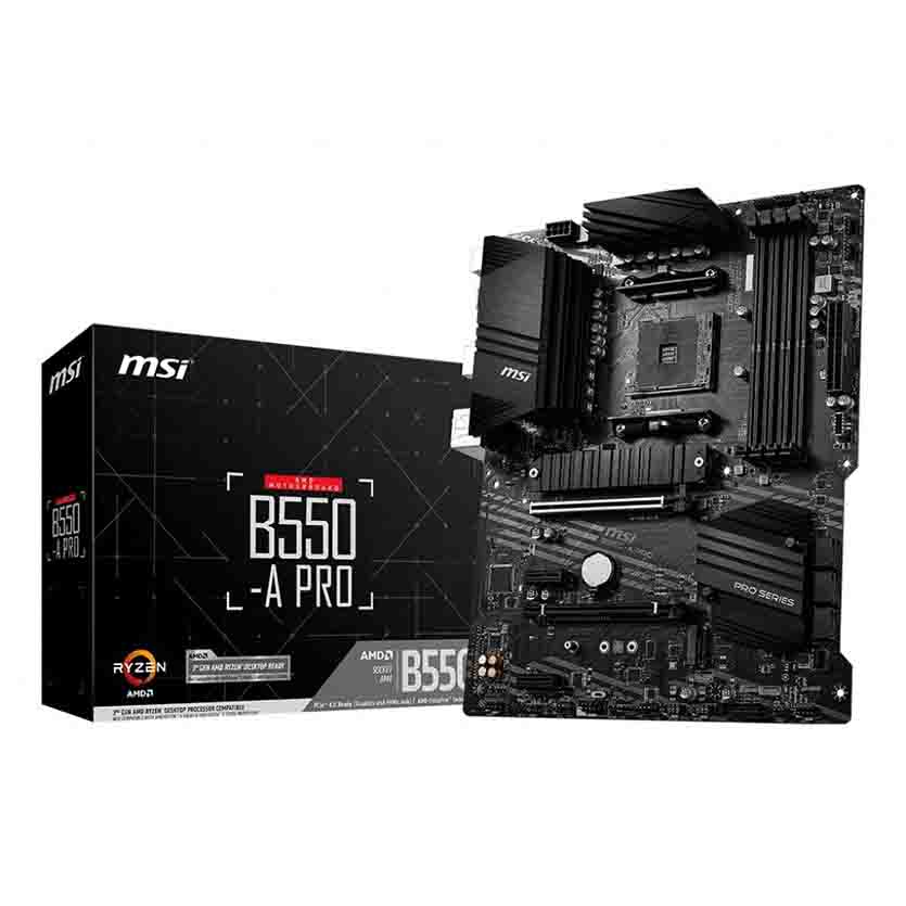 B550-A-PRO AMD AM4 3000 SERIES MOTHERBOARD ATX MSI