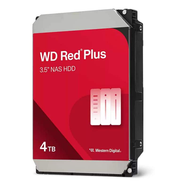 WD40EFZZ NAS HDD 3.5″ 4TB 5400RPM 125MB SATA RED PLUS WESTERN DIGITAL