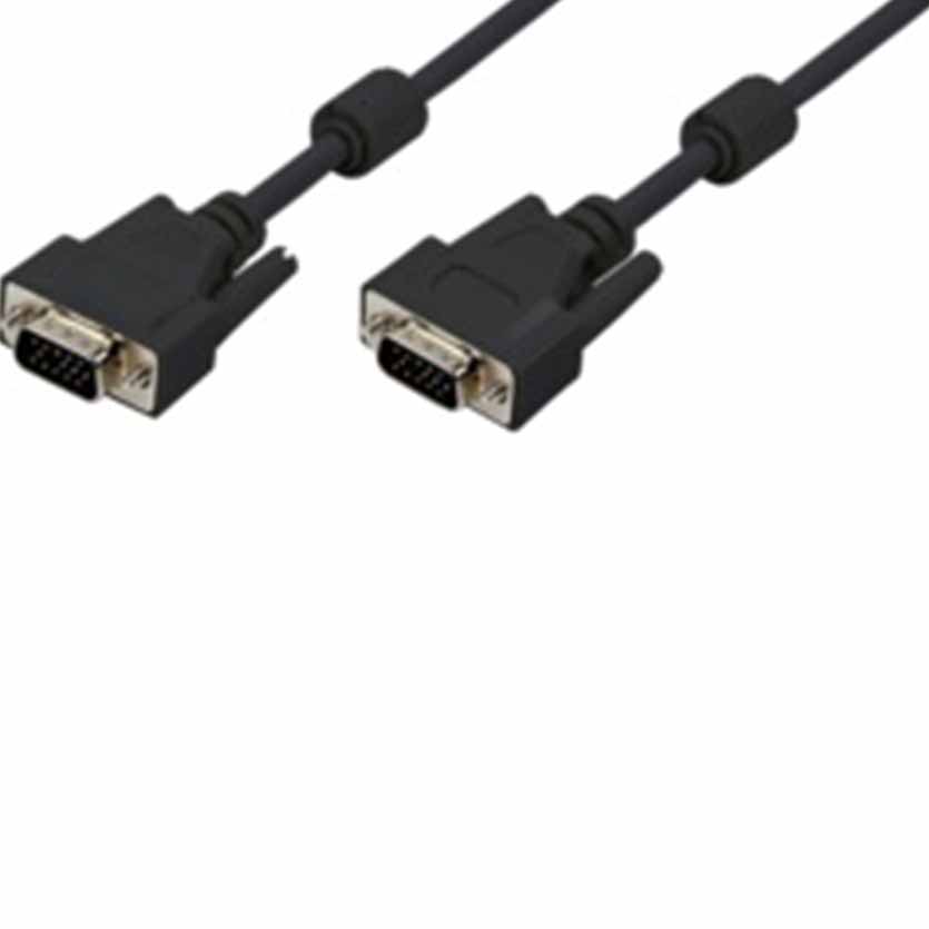 CV0002 3m M/M XGA MONITOR CBL BLK LOGILINK