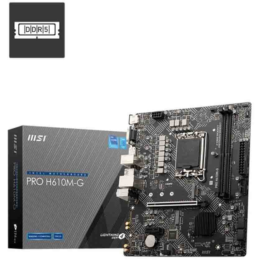 H610M-G PRO DDR5 (1700) MICRO ATX MOTHERBOARD MSI