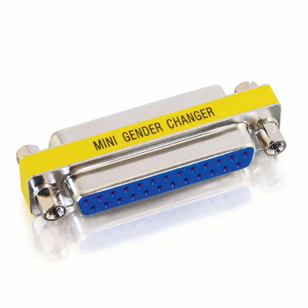 PA-125 MINI GENDER-25pin F/F GR KABEL