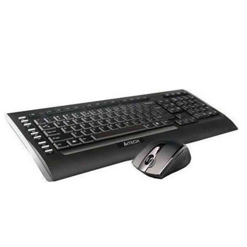 9300F COMBO KEYBOARD & MOUSE SET W/LESS BLACK A4 TECH