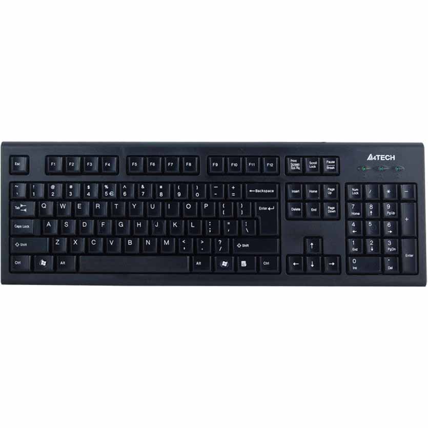 KR-85 KEYBOARD USB BLACK A4 TECH
