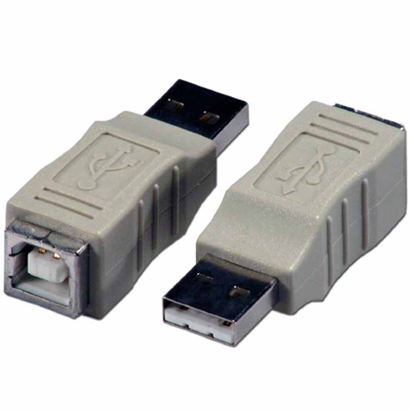 PU-202 USB ADAPTOR A-M TO B-F GR KABEL