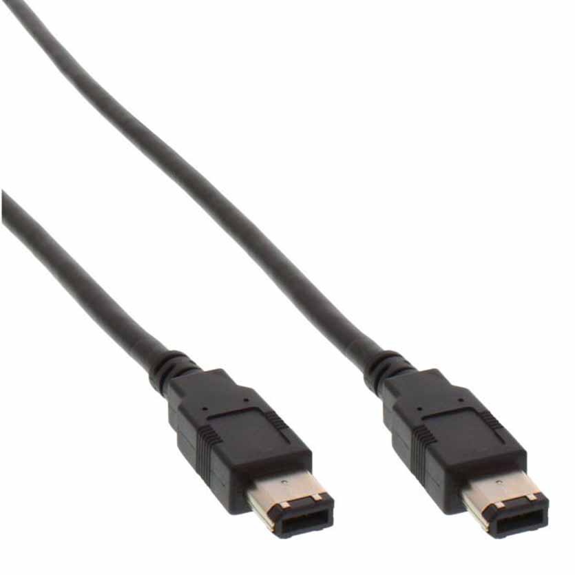 PU-357 FIREWIREcbl 6/6pin-3.0m GR KABEL