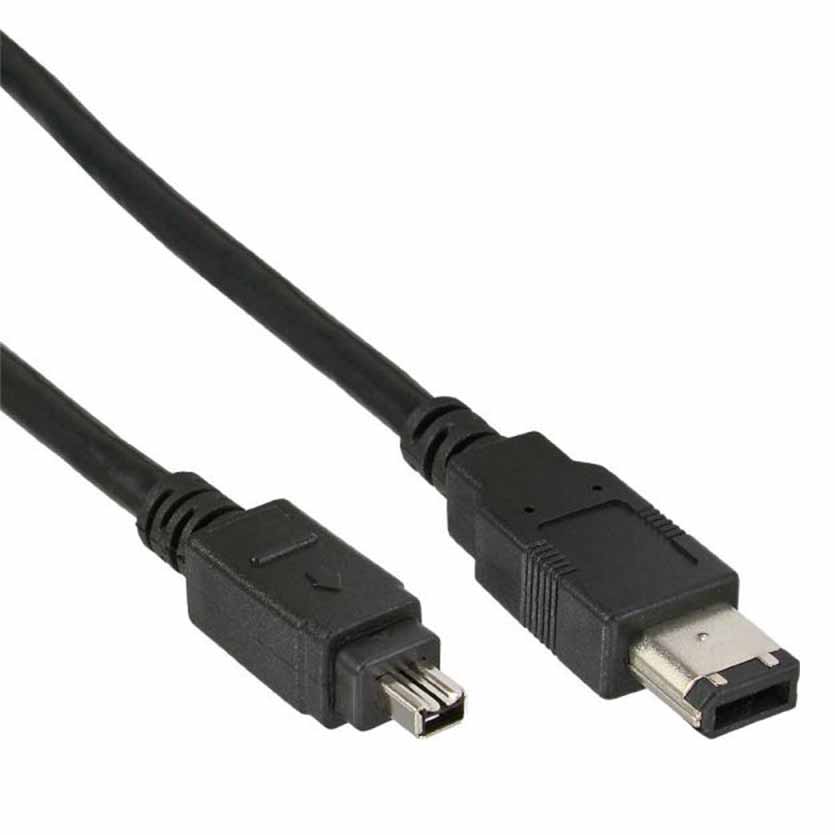 PU-353 FIREWIREcbl 6/4pin 1.8m GR KABEL