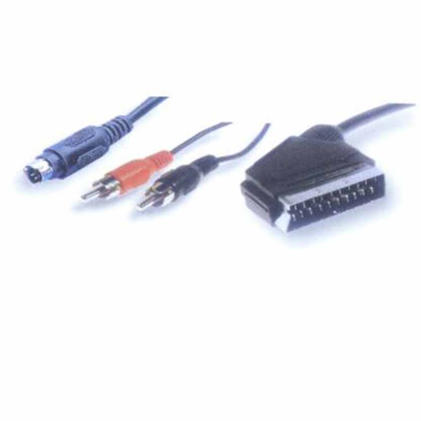 PC-341 S VHS TO SCART CABLE 2m GR KABEL