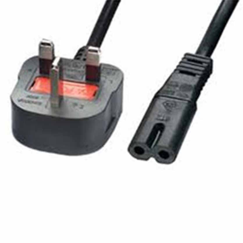 BC-208 UK POWER CABLE>8 FORM PLUG 1.8m GR KABEL