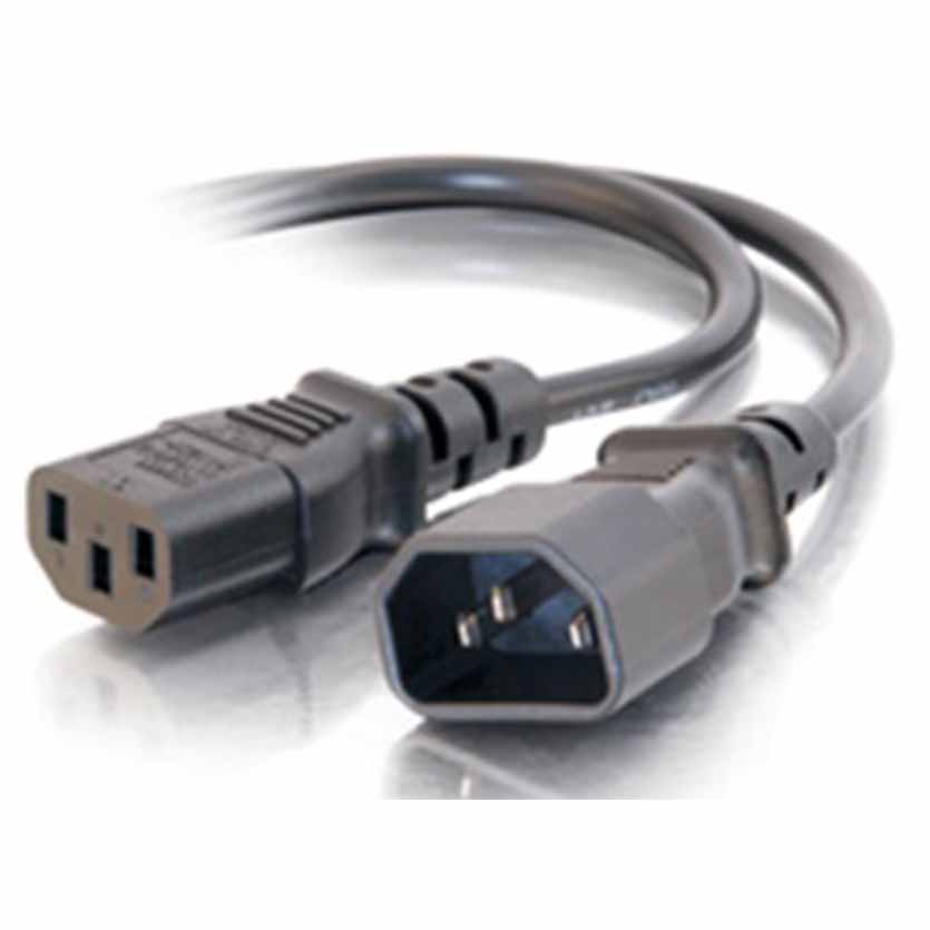 BC-206 POWER EXTENTION C13 TO C14 POLYBAG 1.8m GR KABEL