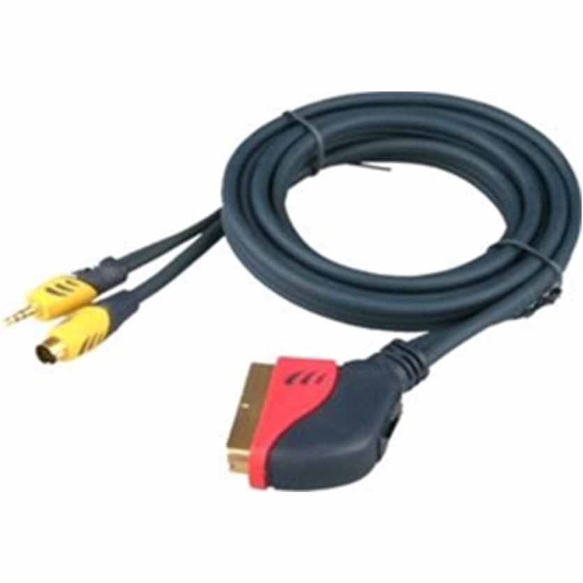 PB-615 PREMIUM A/V SCART/SVHS CBL 2.5m GR KABEL