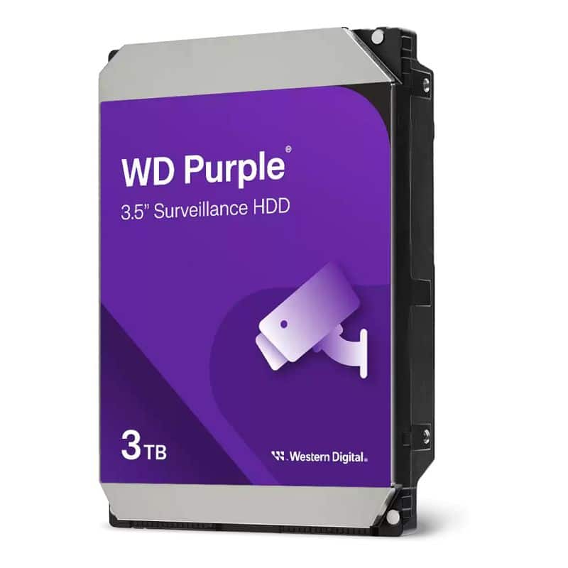 WD34PURZ/3TB INTERNAL HDD 3.5″ 5400RPM 128MB WD PURPLE