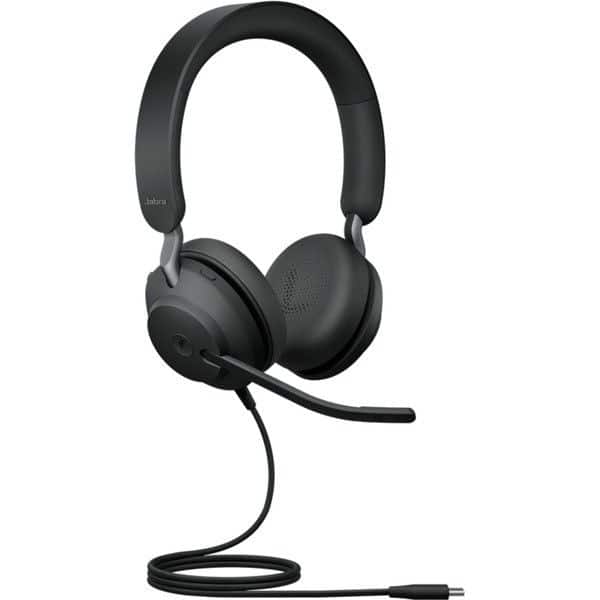 JABRA EVOLVE2 40 SE MS STEREO ON-EAR WIRED BLACK