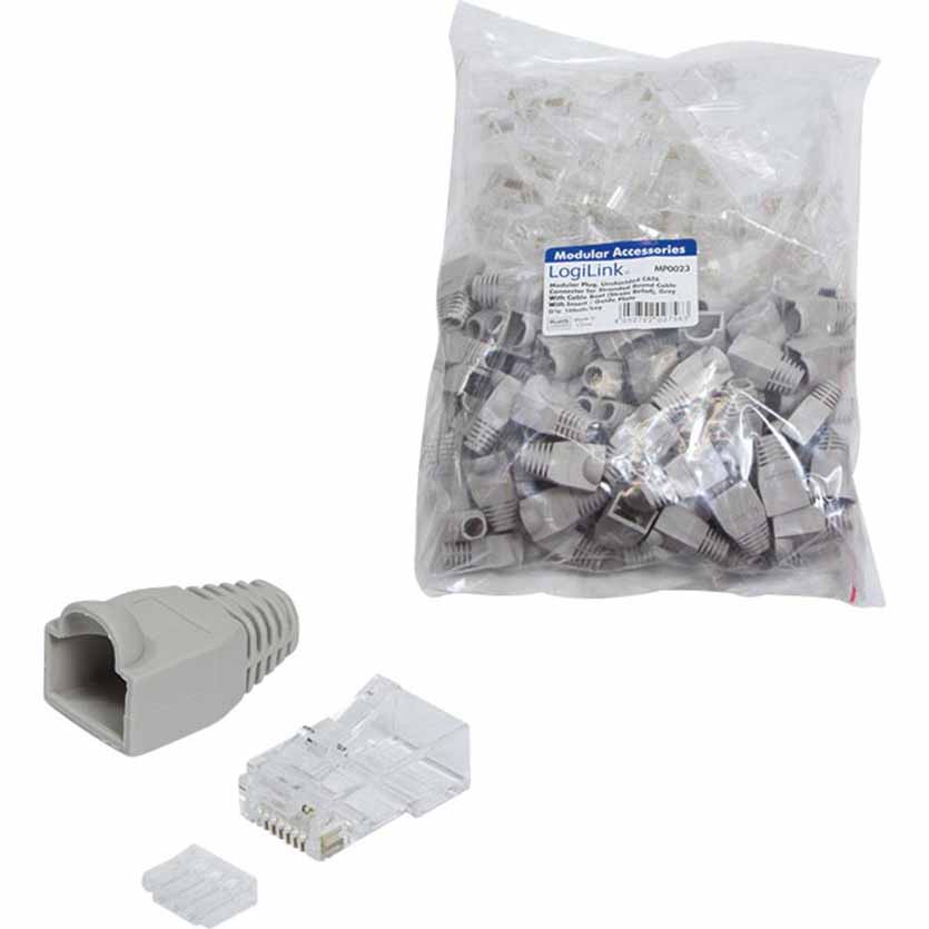 MP0023 PLUG CONN CAT6 RJ45 100pcs LOGILINK