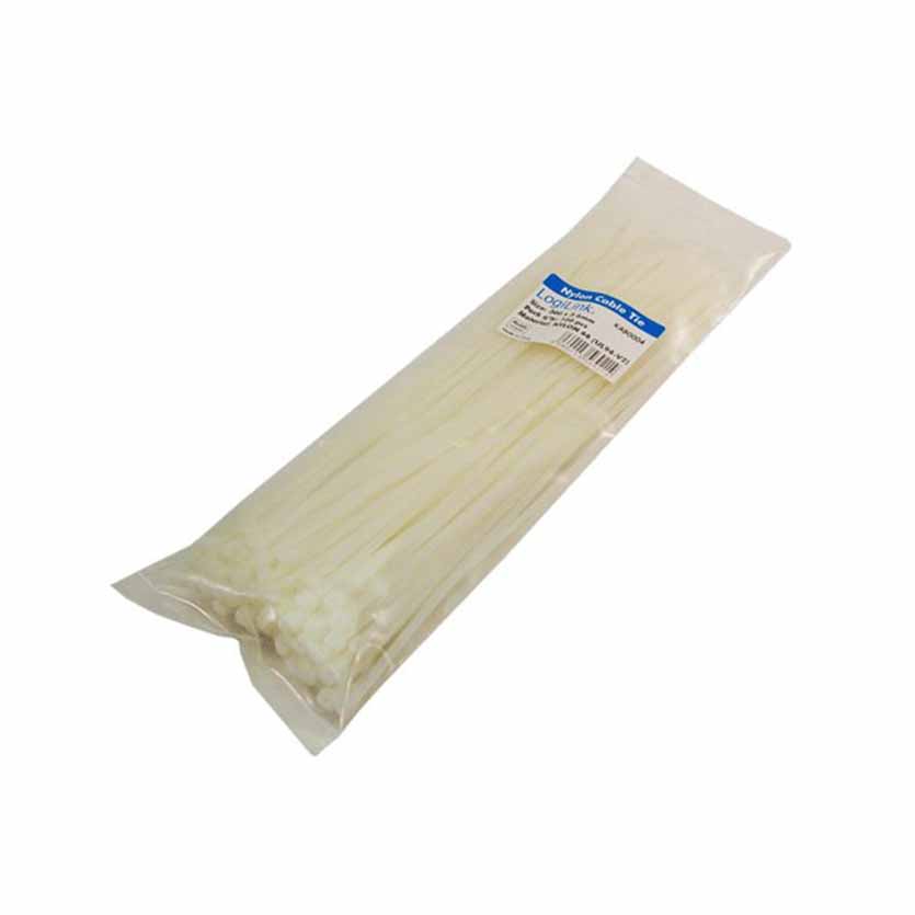 KAB0004 300mm CABLES TIES WHITE LOGILINK
