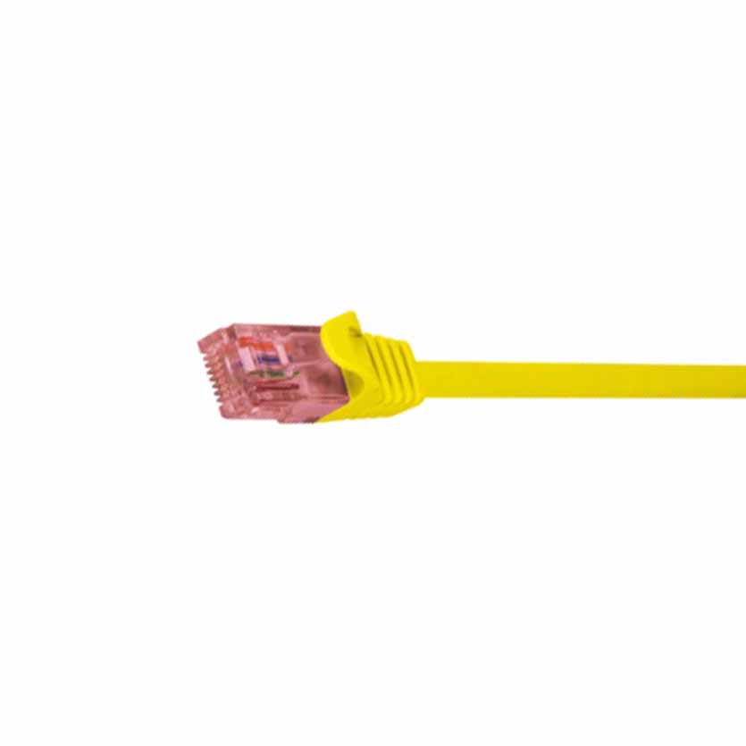 CQ2037U 1m Cat6 YELLOW UTP PATCH CBL LOGILINK