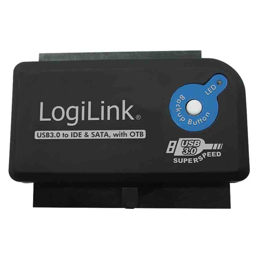 AU0028A USB3.0 ADAPTER TO 2.5+3.5 IDE & SATA WITH OTB LOGILINK